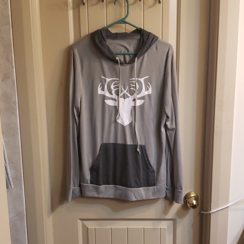 Long sleeved t- shirt hoodie